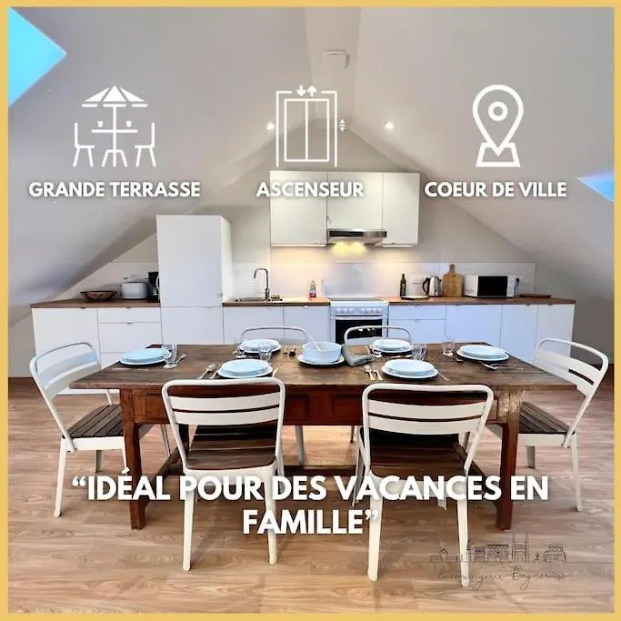 3 Appartements Reunis! Ascenseur Terrasse Vue Bagnères-de-Bigorre